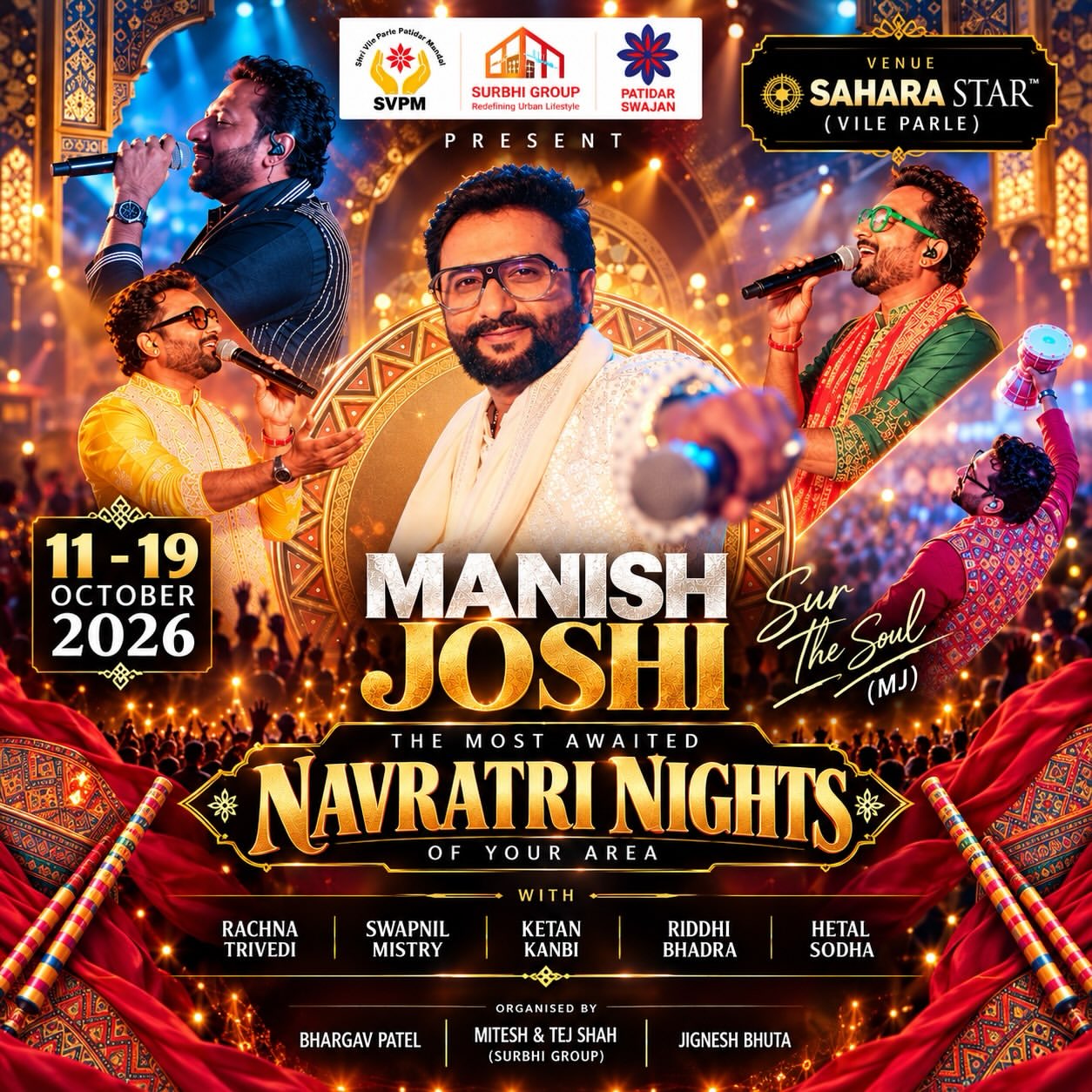Crowd at a Manish Joshi live event